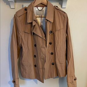 NWT Heritage Banana Republic short trench coat XL